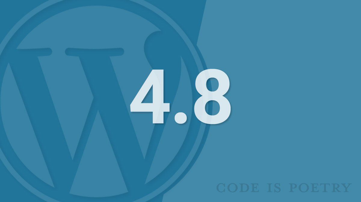 Megérkezett „Evans”, WordPress 4.8